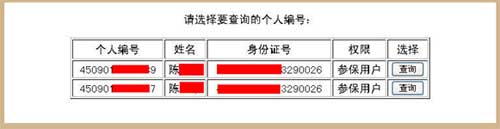 玉林市社保网上查询多个账户