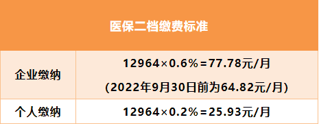 深圳医保二档（以职工身份参保）